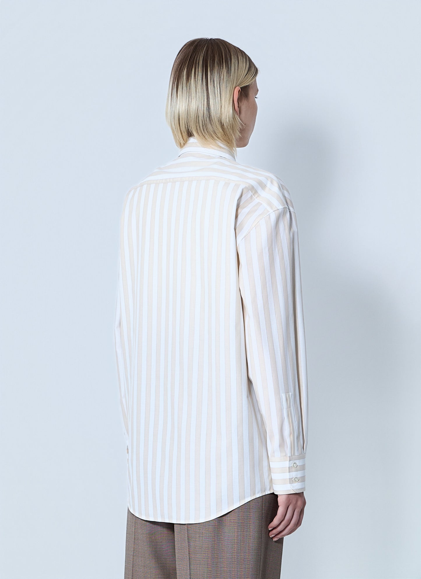 Saint Laurent Women Striped Button-Down Shirt