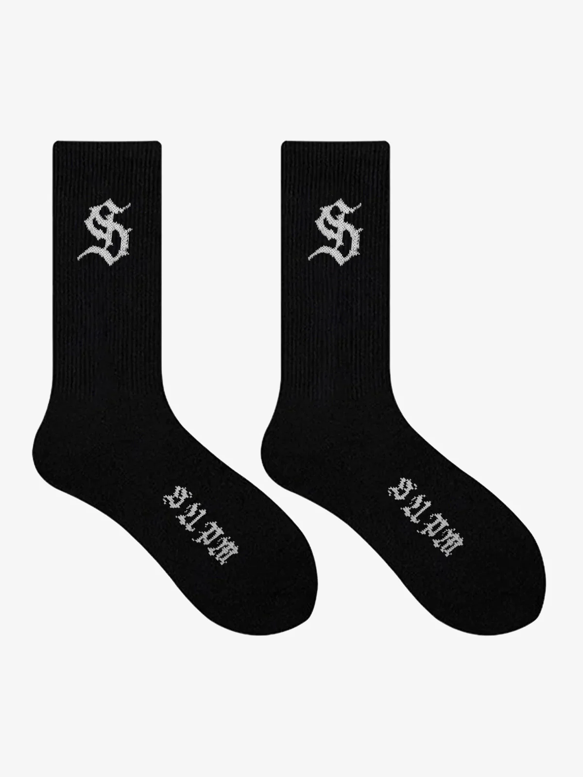 SUPM Print Crew Socks - Luxuryurbanwear