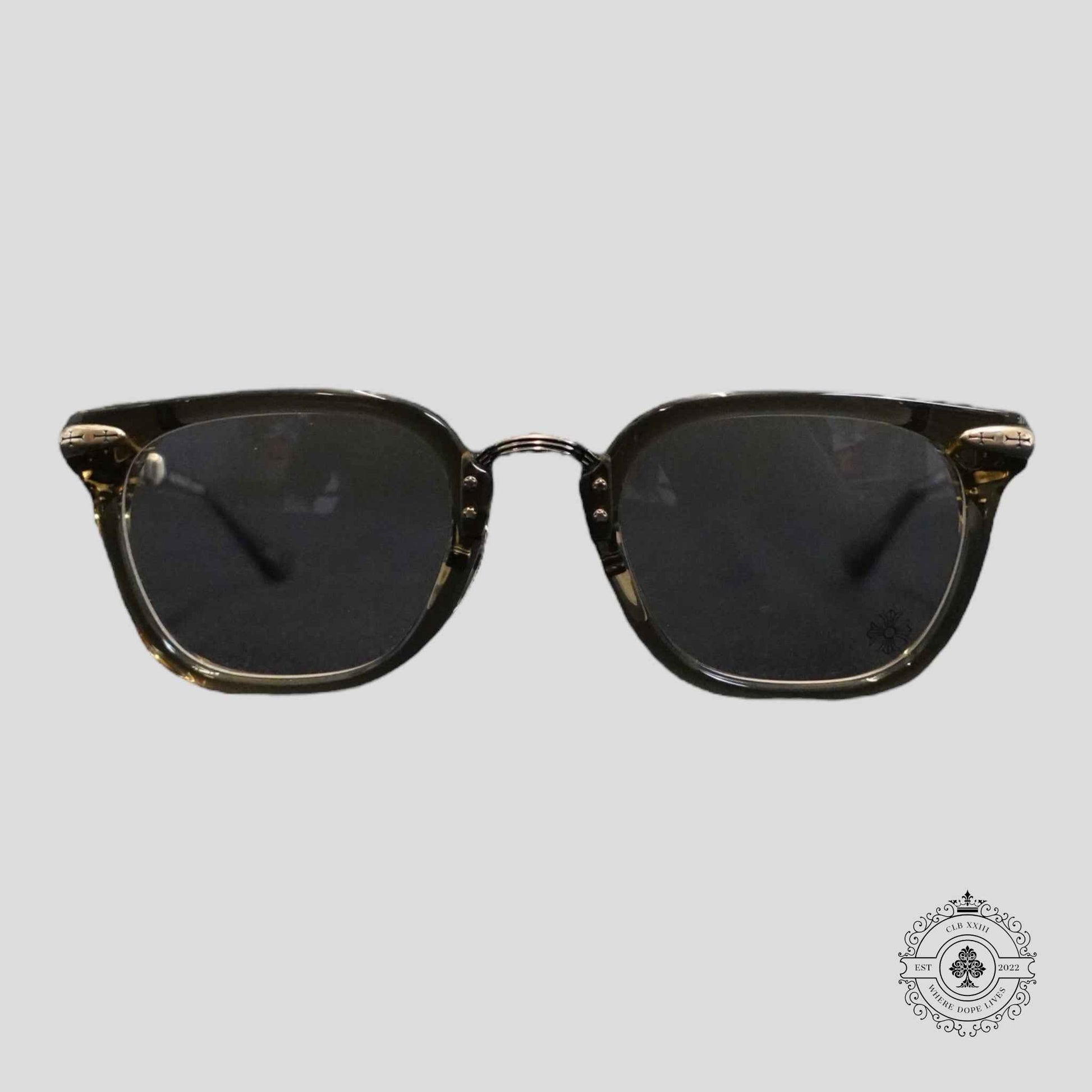 Chrome Hearts Titanasluvr Glasses in Grey/Silver