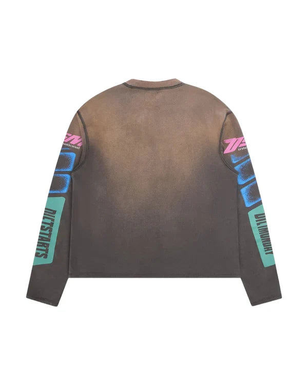 DIET START MONDAY Sweatshirt Racing Graphic