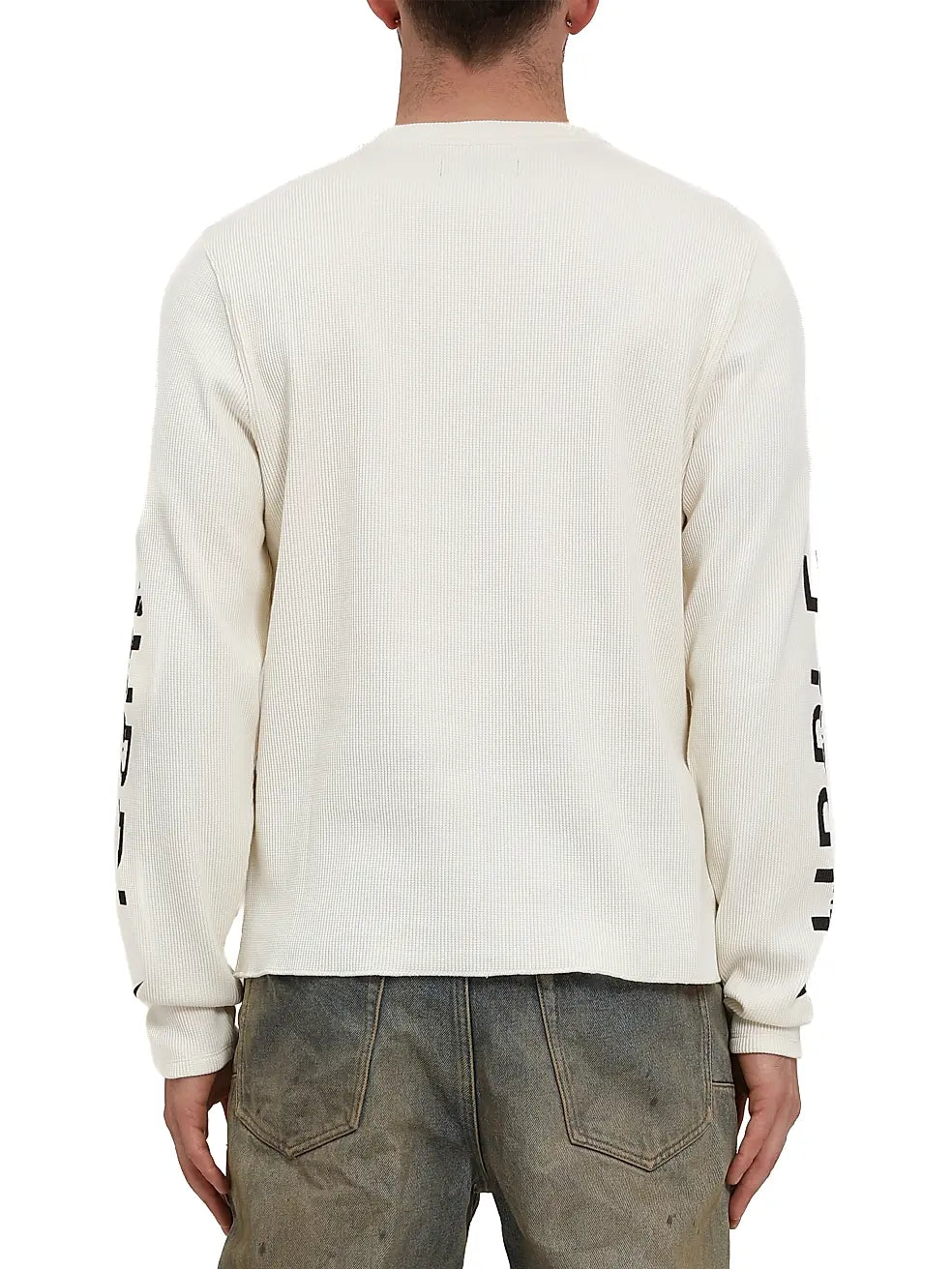 PURPLE Sweatshirt Ribbed Logo Minimal
