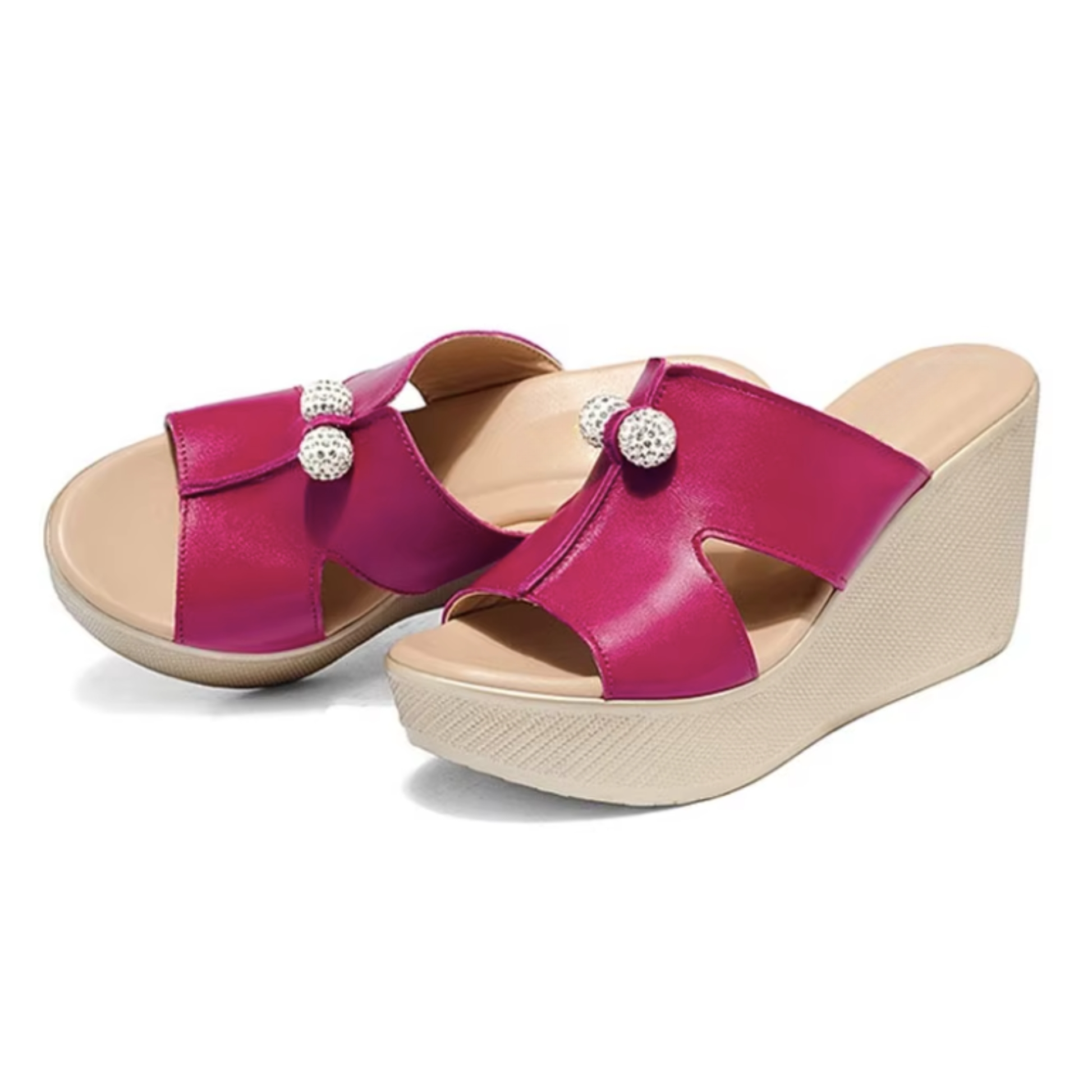 USS Shoes Abel Women's Wedge Sandal - Luxuryurbanwear