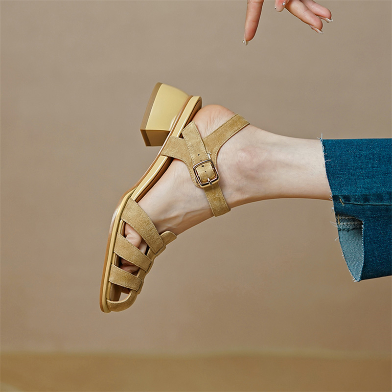 USS Shoes Ada Women's Summer Suede Sandals - Luxuryurbanwear
