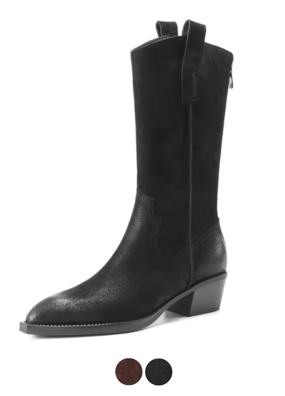 USS Shoes Aila Women's Leather Western Boots - Luxuryurbanwear