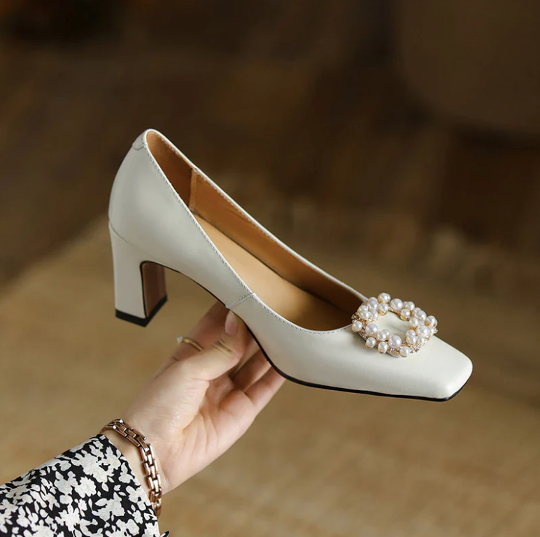 USS Shoes Alba Women's High Heel Leather Pumps Shoes - Luxuryurbanwear