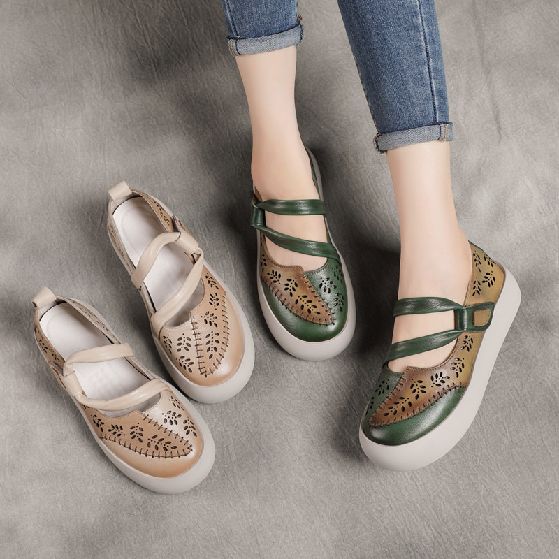 USS Shoes Albany Women's Platform Flat Shoes - Luxuryurbanwear