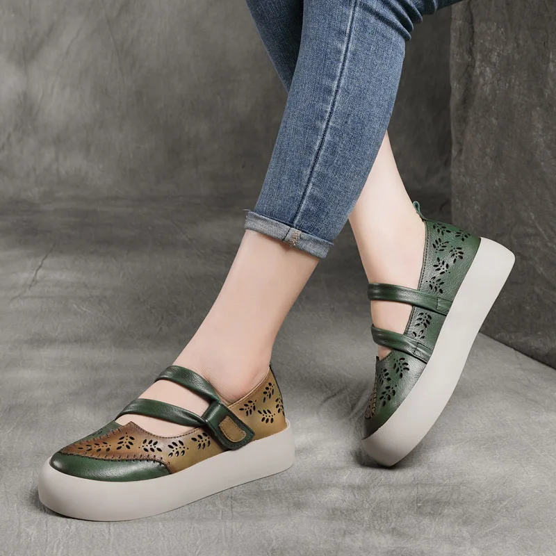 USS Shoes Albany Women's Platform Flat Shoes - Luxuryurbanwear