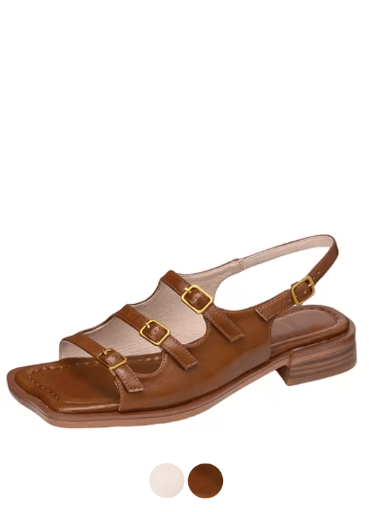 USS Shoes Alicia Women's Leather Flats Sandals