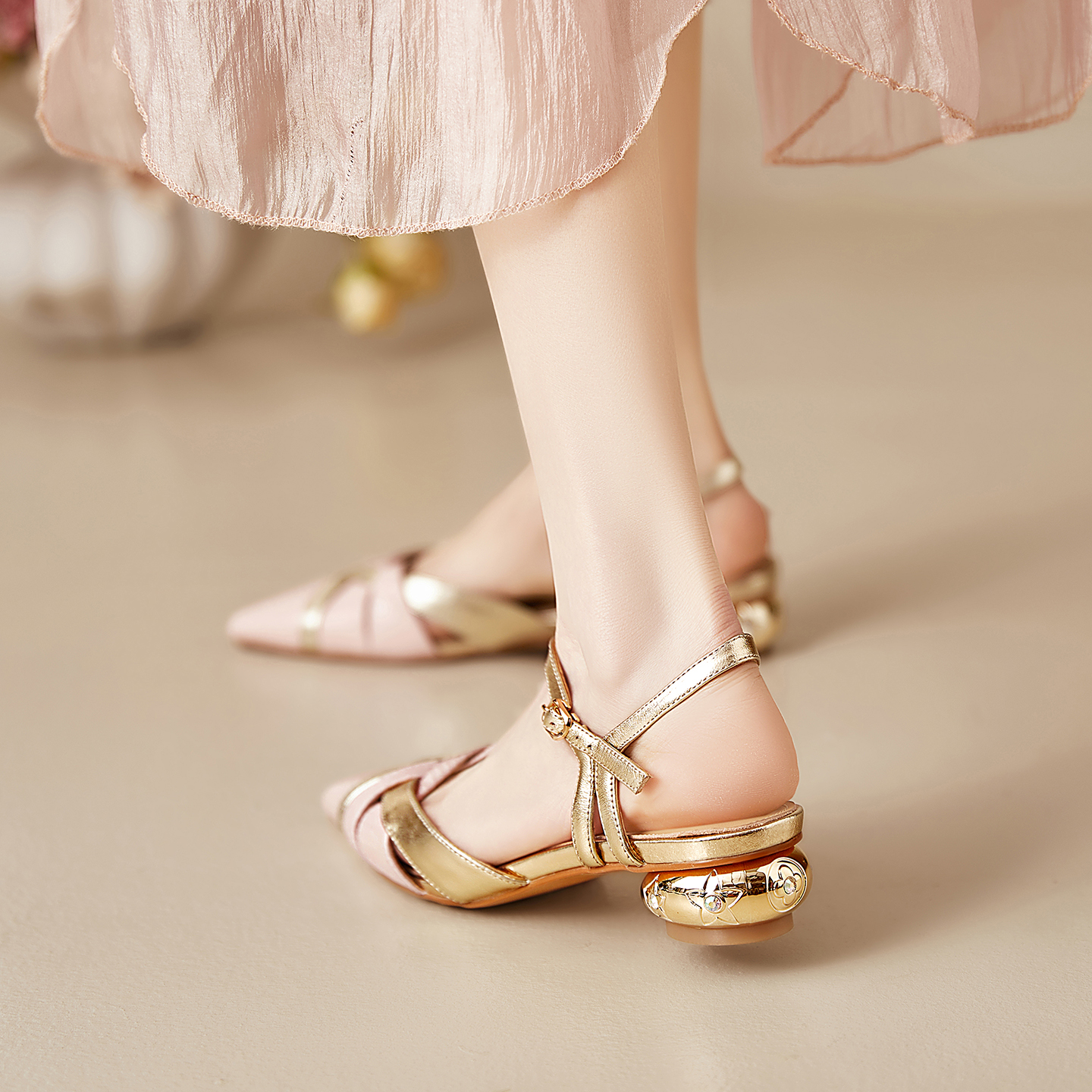 USS Shoes Alina Women's Leather Dress Sandals - Luxuryurbanwear