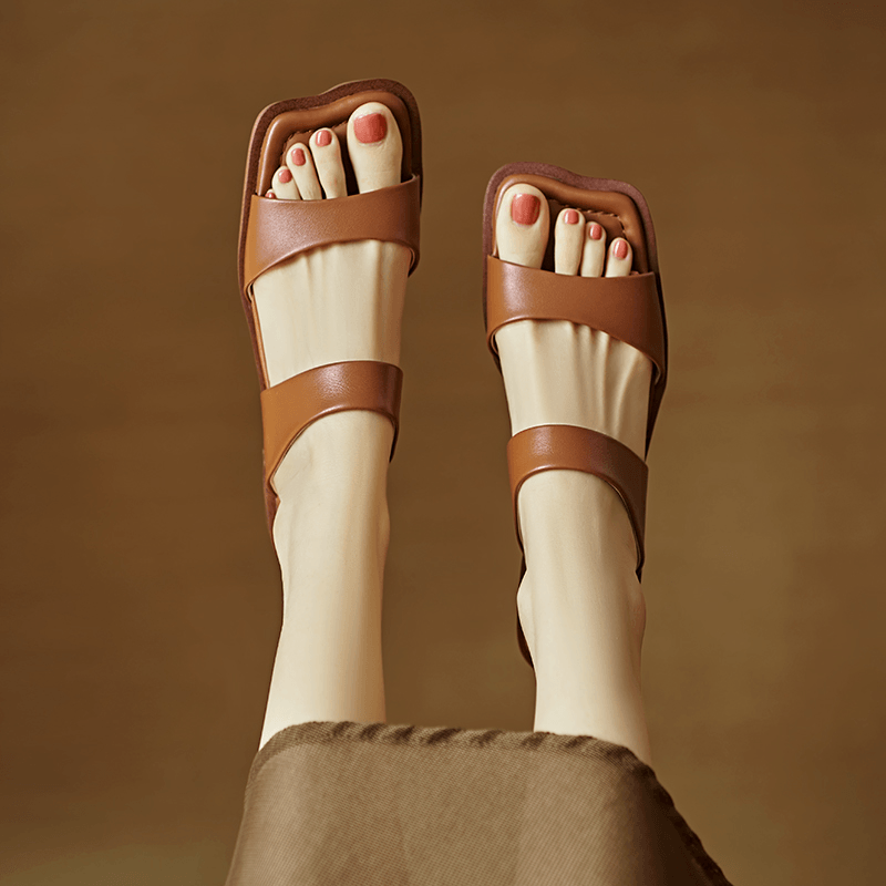 USS Shoes Aliona Women's Leather Flats Sandals