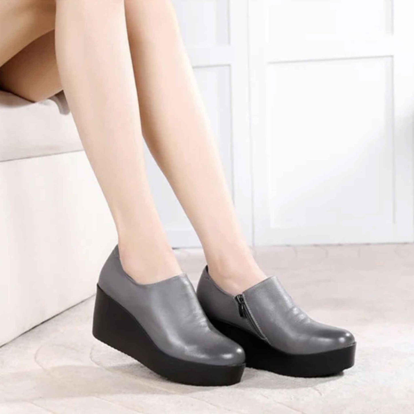 USS Shoes Alix Women's Spring Autumn Slip-On Platform Shoes