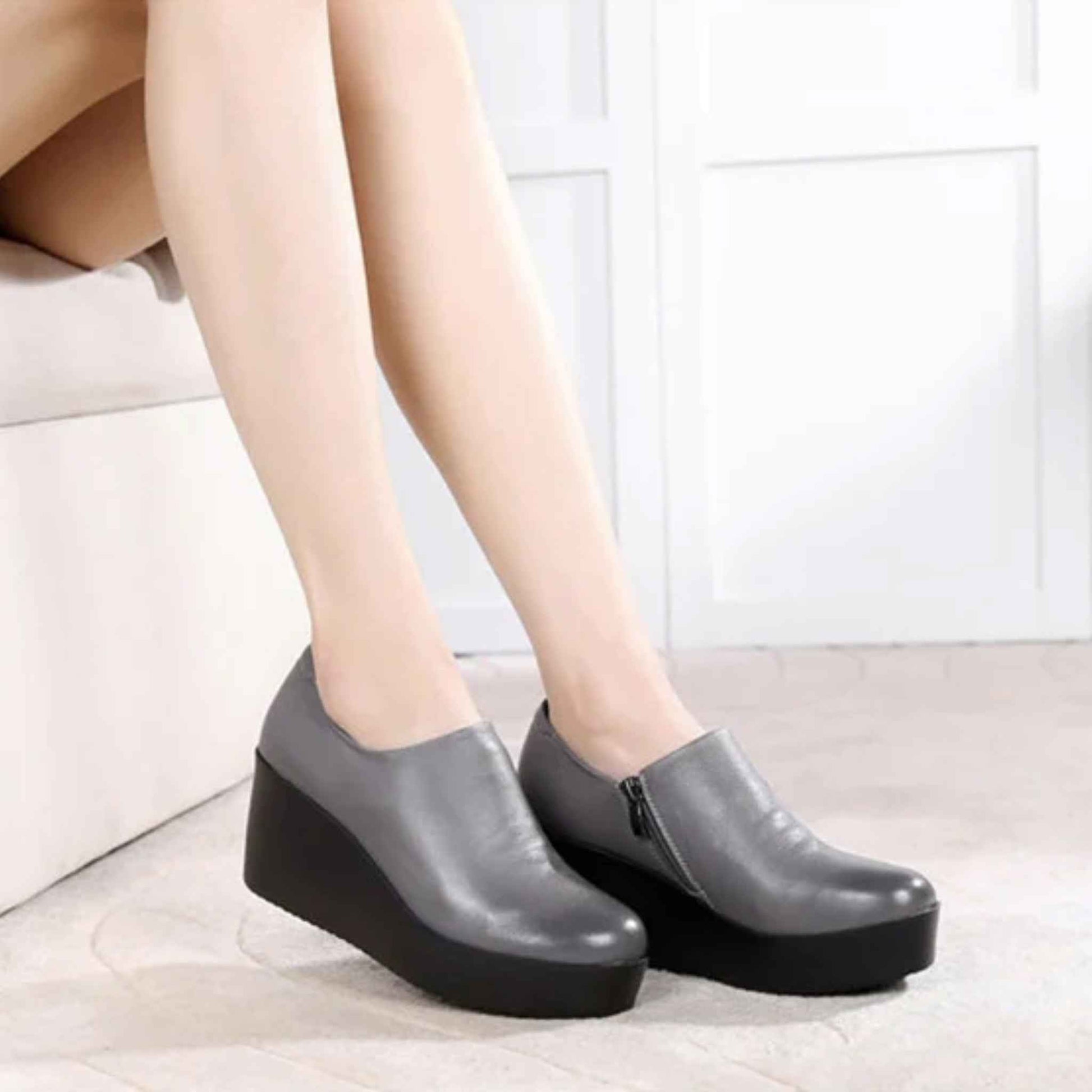 USS Shoes Alix Women's Spring Autumn Slip-On Platform Shoes