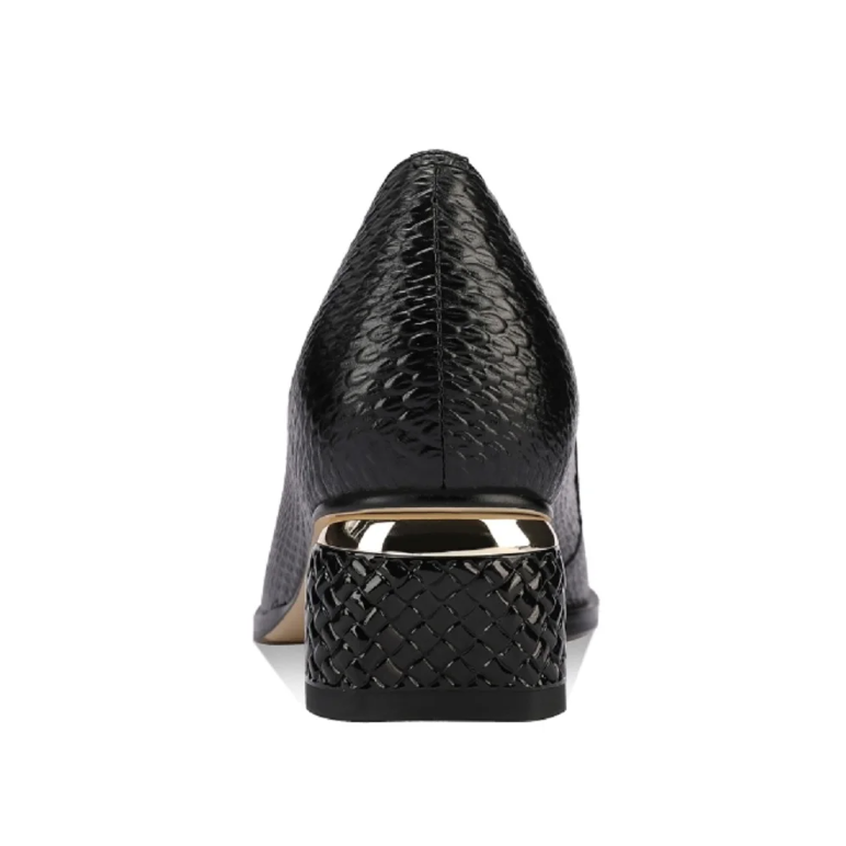 USS Shoes Alix Women's Square Toe and Buckle With Rhinestones Pumps - Luxuryurbanwear