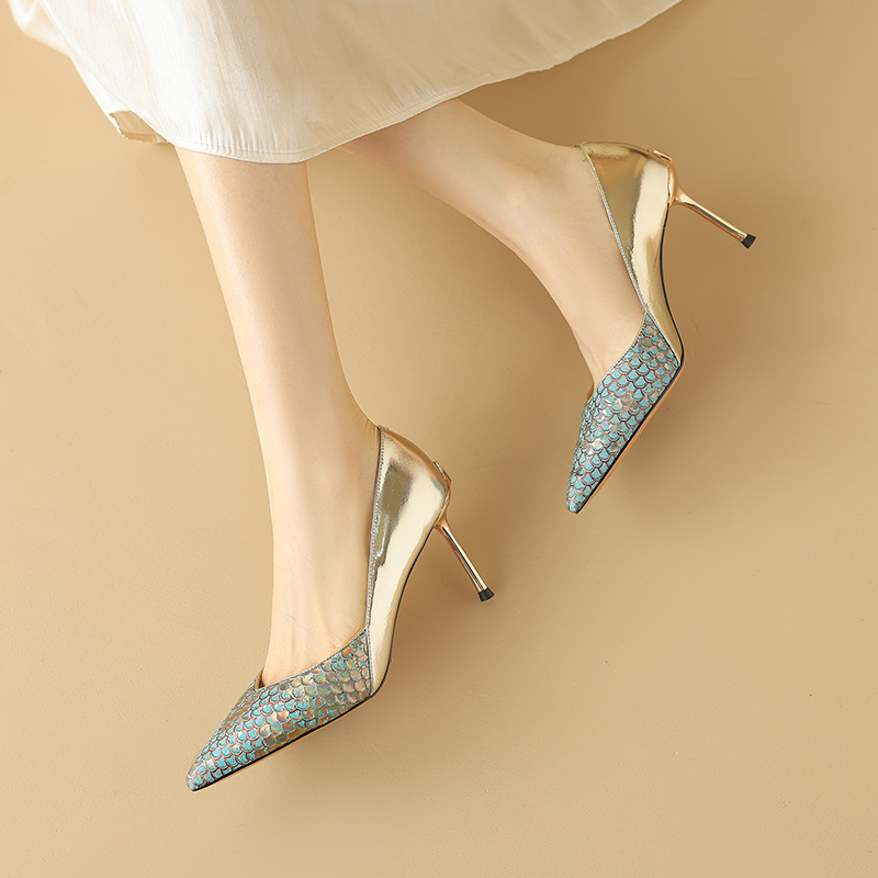 USS Shoes Alondra Women's Leather Dress Pumps - Luxuryurbanwear
