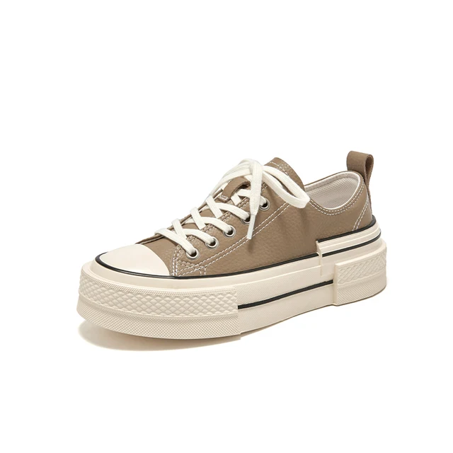 USS Shoes Amelia Women's Platform Leather Sneakers - Luxuryurbanwear
