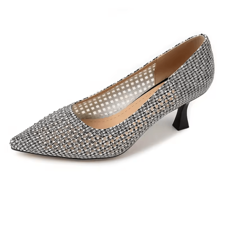 USS Shoes America Women's Imitation Crystals Pointed Toe Pumps