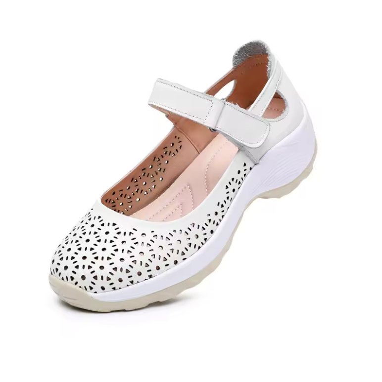 USS Shoes Anais Women's Hollow Leather Comfortable Sandals - Luxuryurbanwear