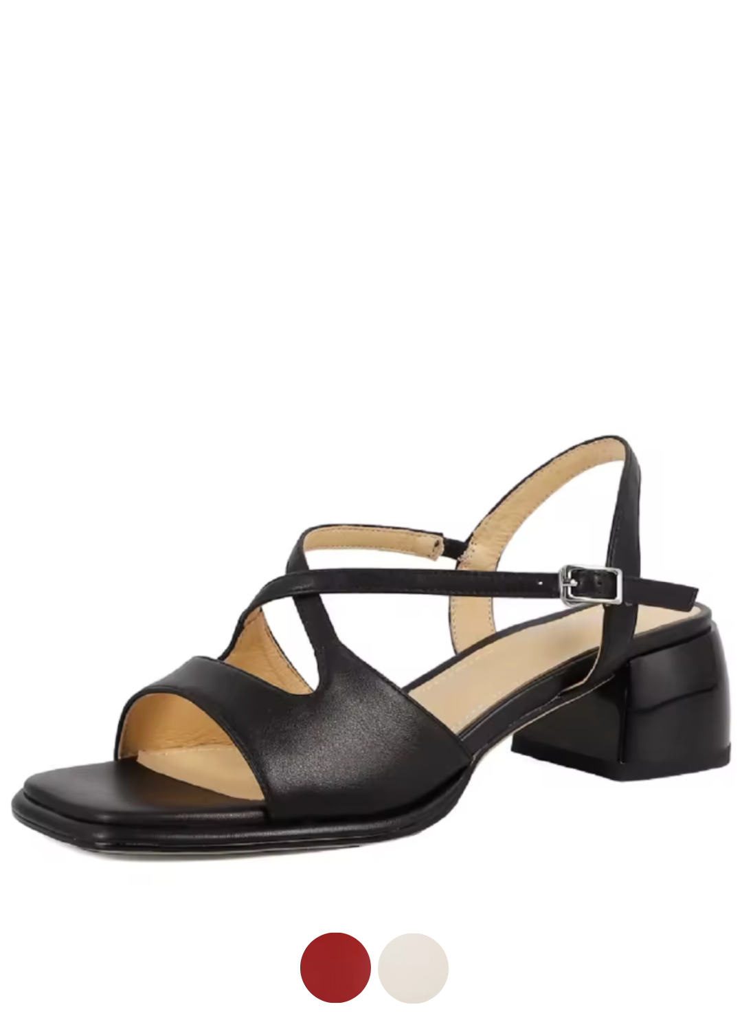 USS Shoes Analia Women's Leather Luxury Square Toe Sandals - Luxuryurbanwear