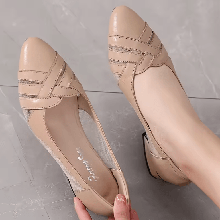 USS Shoes Angela Women's Leather and Mesh Sandals