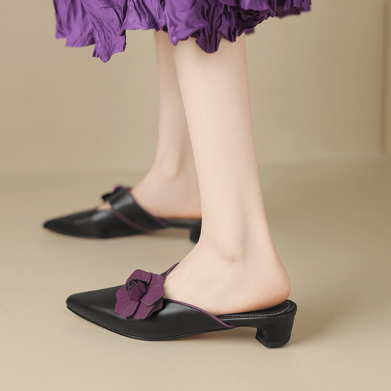USS Shoes Angeles Women's Pointed Toe Leather Pumps