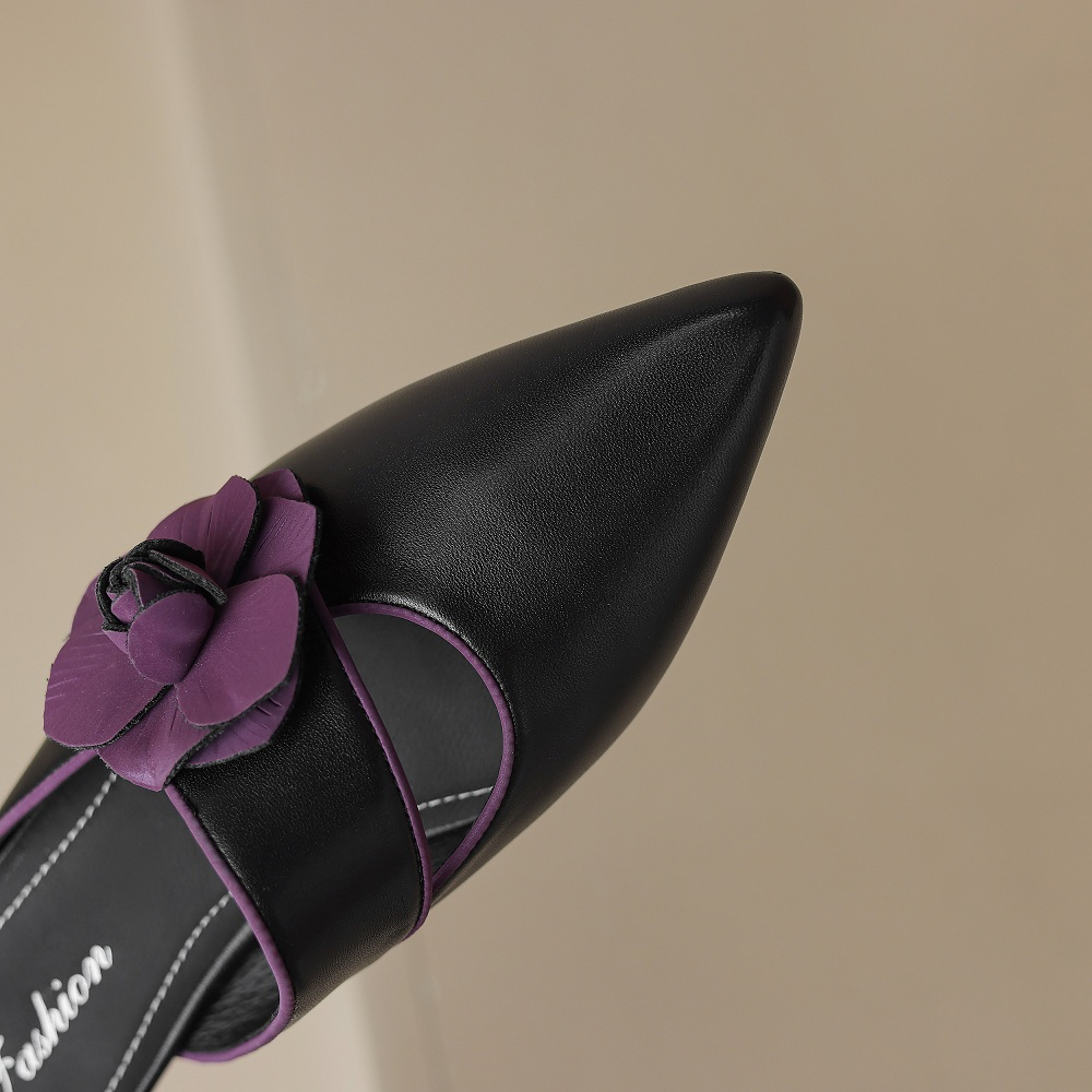 USS Shoes Angeles Women's Pointed Toe Leather Pumps - Luxuryurbanwear