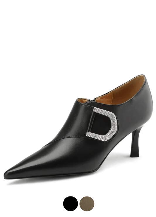 USS Shoes Ariana Women's Leather Pointed Toe Classic Pumps