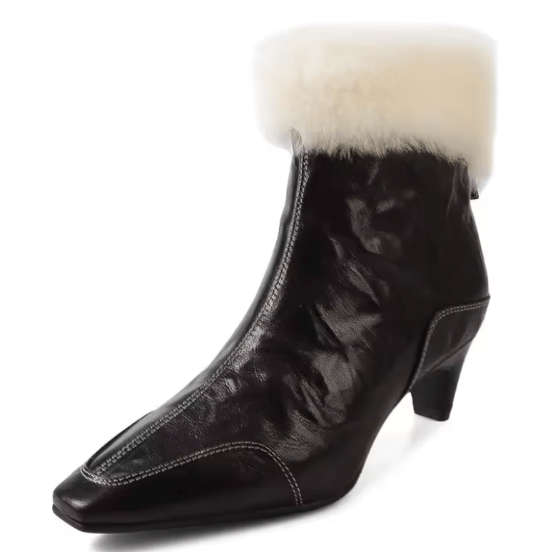 USS Shoes Ariana Women's With Warm Plush Leather Ankle Boots