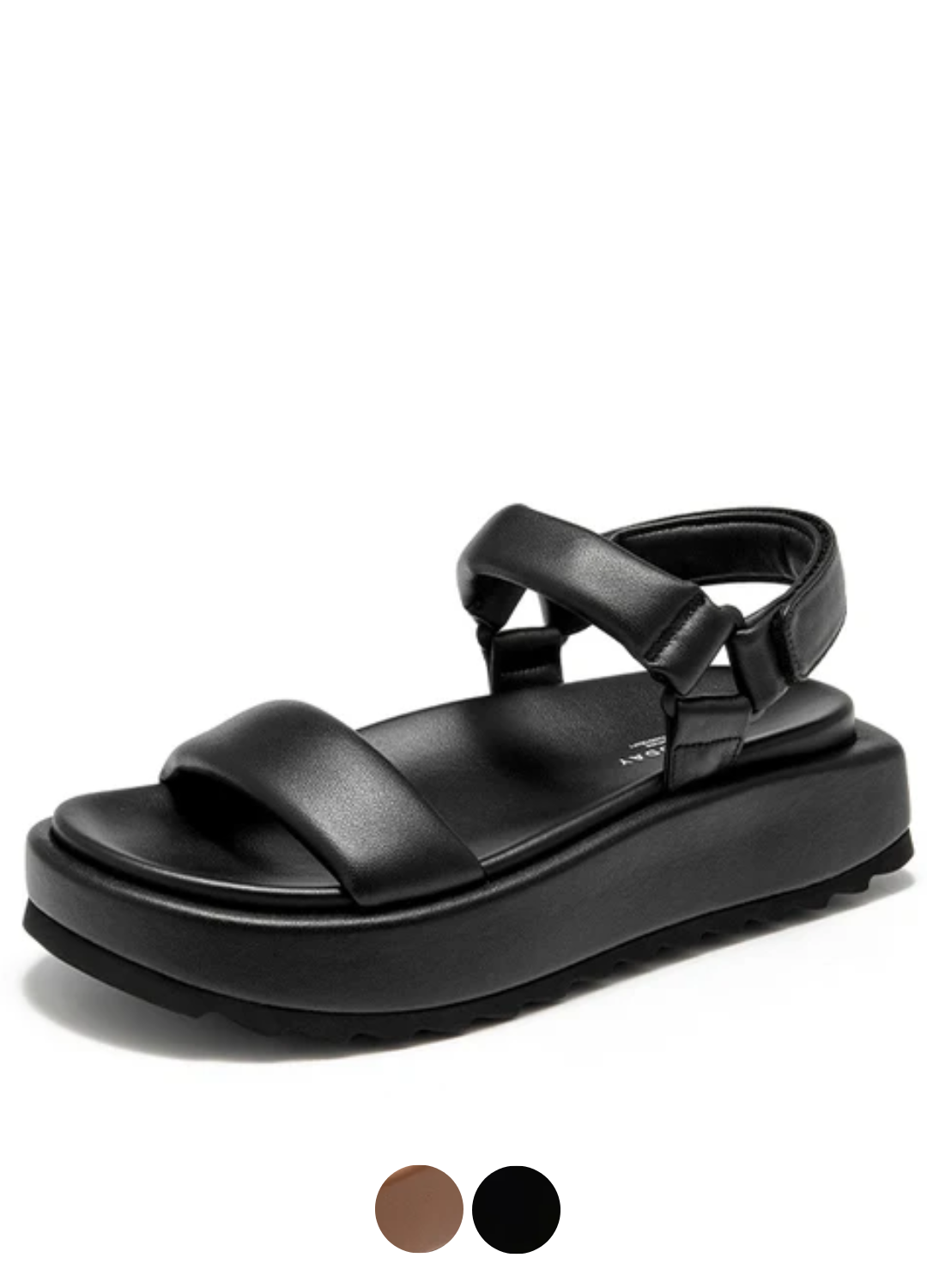 USS Shoes Ariel Women's Thick Sole Leather Flat Sandals - Luxuryurbanwear