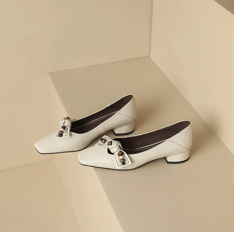 USS Shoes Aurora Women's Leather Soft Comfortable Slip-On Pumps