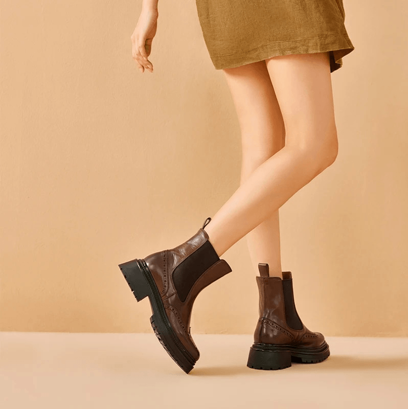 USS Shoes Barbara Women's Brogue Chelsea Boots