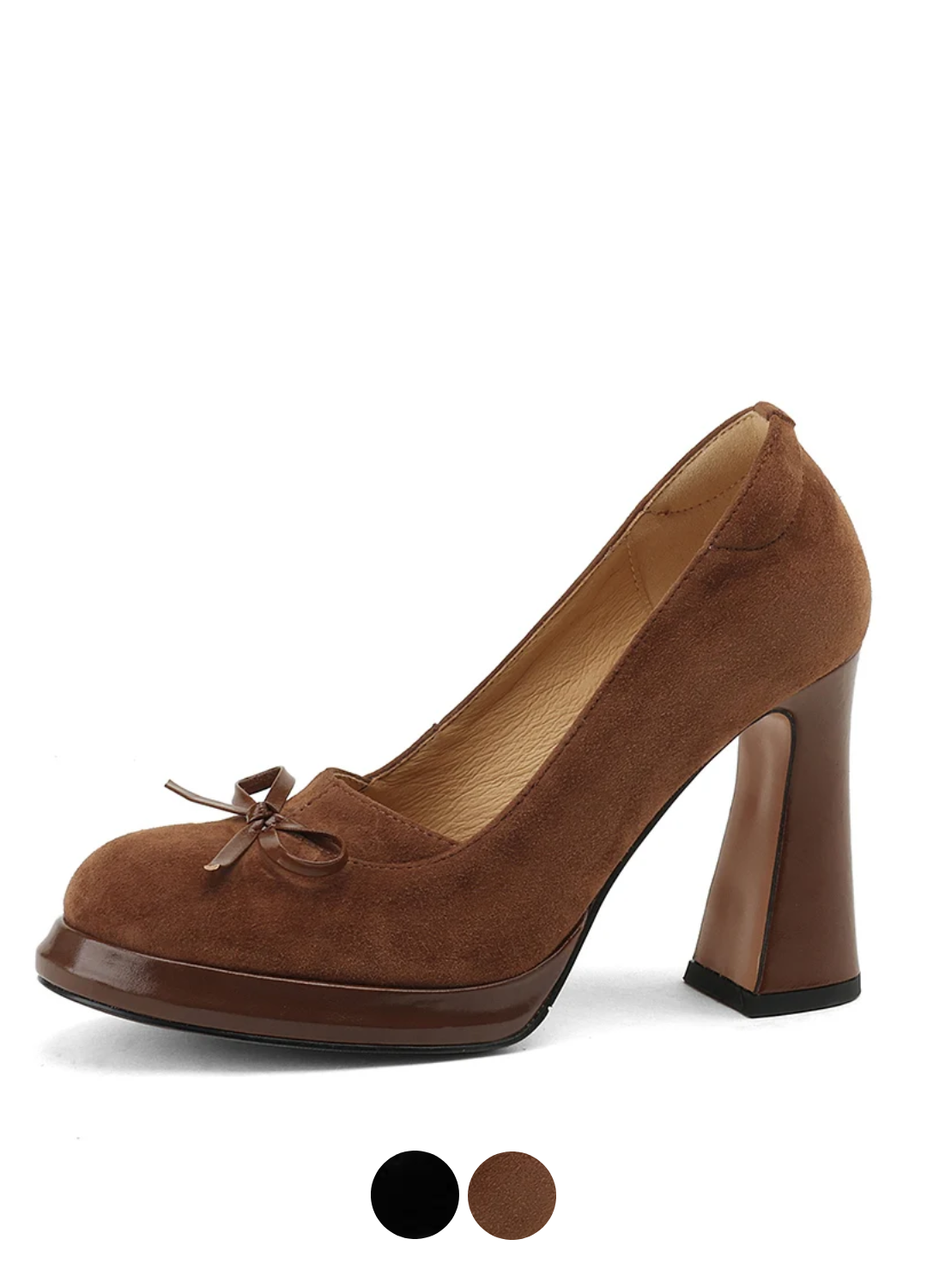 USS Shoes Barbara Women's Leather High Heels Platform Pumps