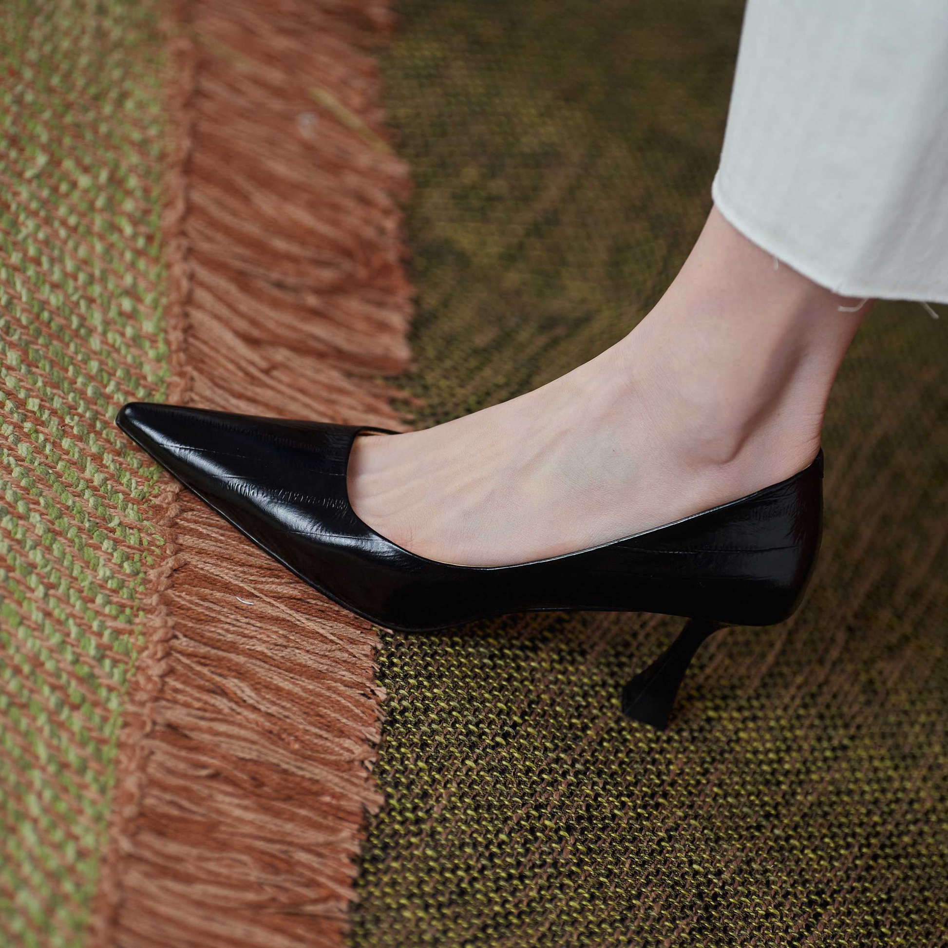 USS Shoes Begonia Women's Leather Pointed Toe Pumps - Luxuryurbanwear