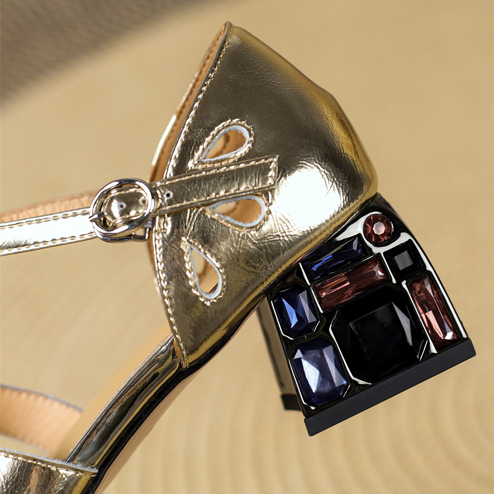 USS Shoes Benitez Women's Square High Heels Dress Sandals - Luxuryurbanwear