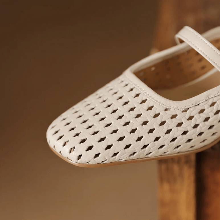 USS Shoes Bertha Women's Handmade Hollow Out Leather Sandals