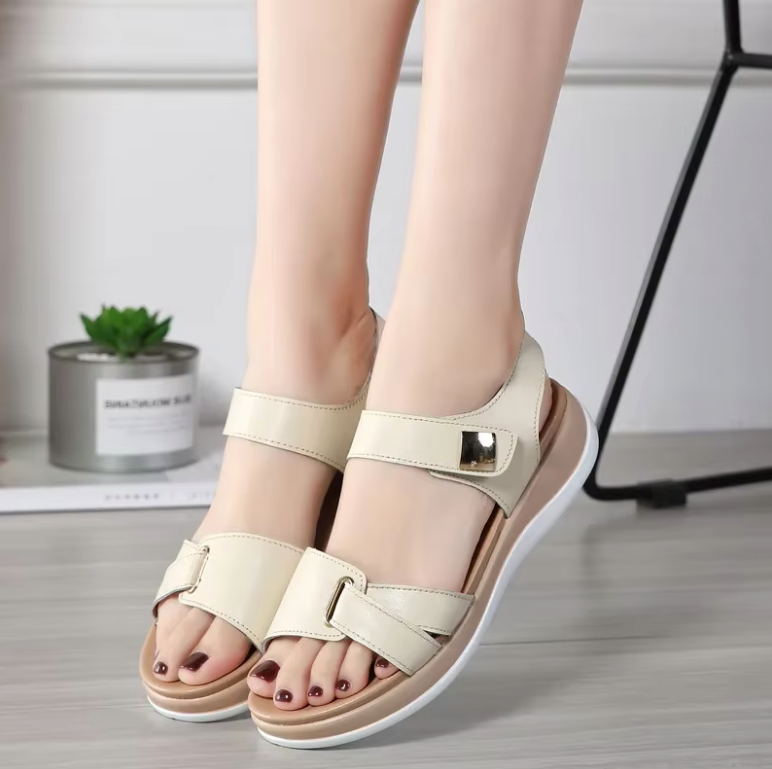 USS Shoes Brittany Women's Hook Loop Soft Sandals - Luxuryurbanwear