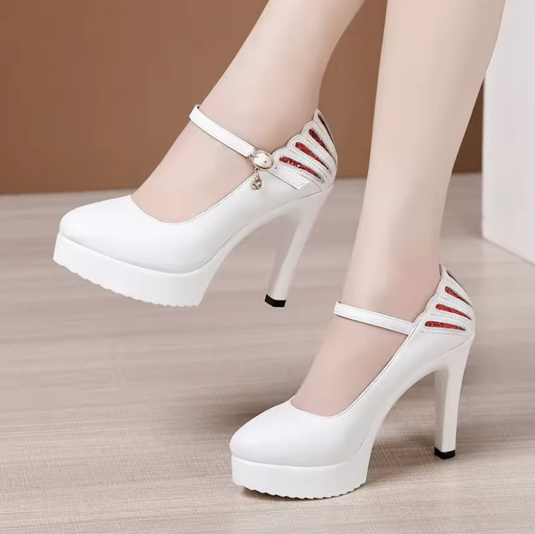 USS Shoes Celeste Women's Patent Leather High Heels Pumps - Luxuryurbanwear