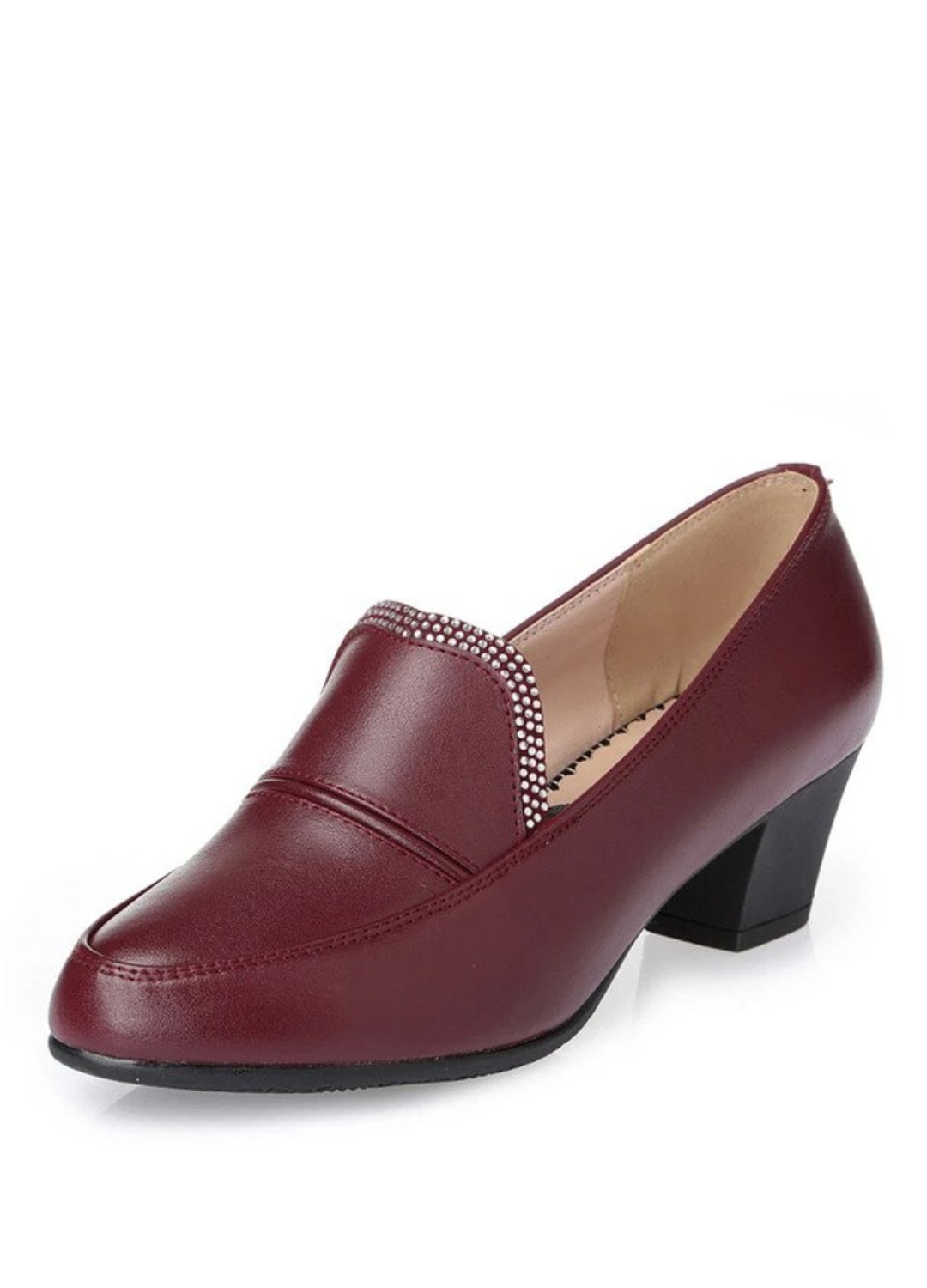 USS Shoes Charis Women's Leather Pumps Shoes Sale Drop Red (Sizes 7/9) - Luxuryurbanwear