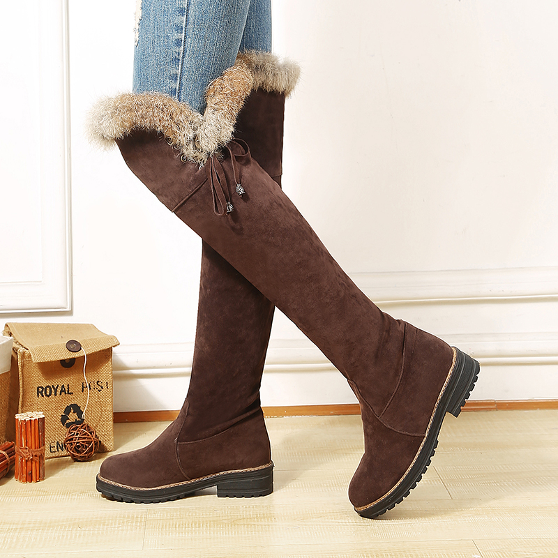 USS Shoes Chelita Women's Snow Plush Boots - Luxuryurbanwear