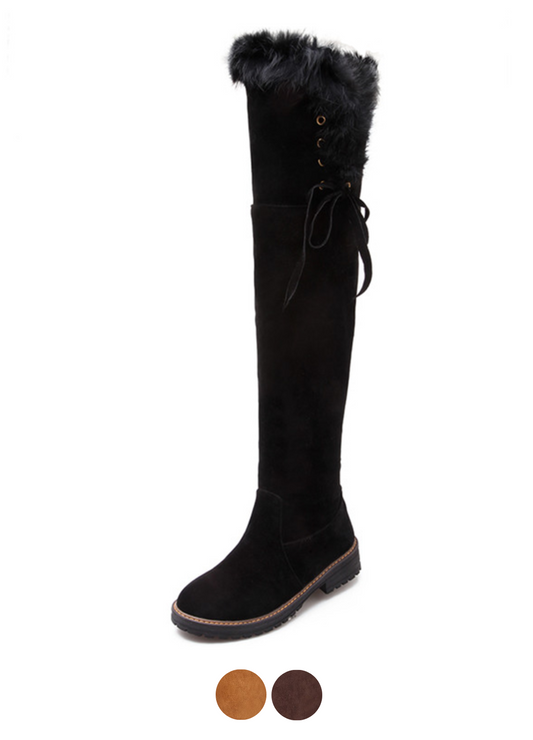 USS Shoes Chelita Women's Snow Plush Boots - Luxuryurbanwear