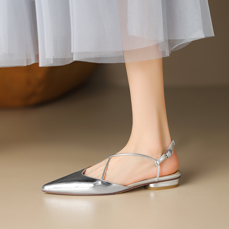 USS Shoes Clara Women's Slingbacks Pointed Toe Sandals - Luxuryurbanwear