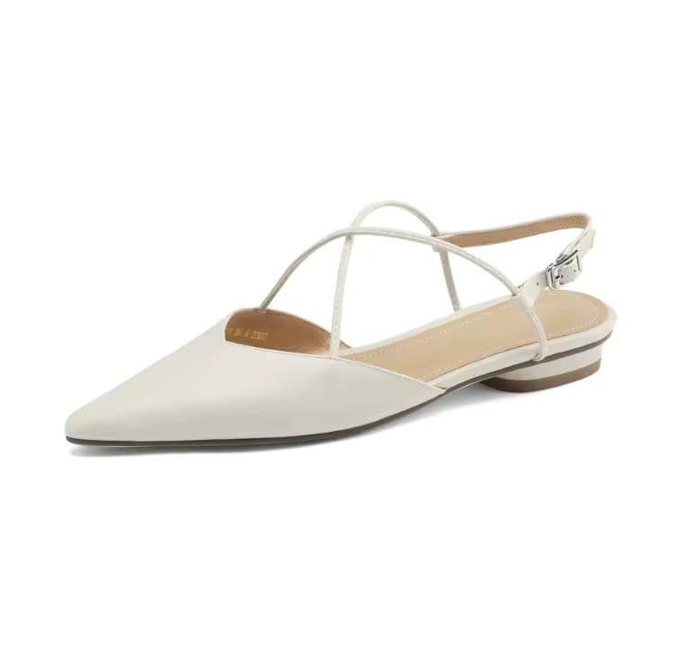 USS Shoes Clara Women's Slingbacks Pointed Toe Sandals - Luxuryurbanwear