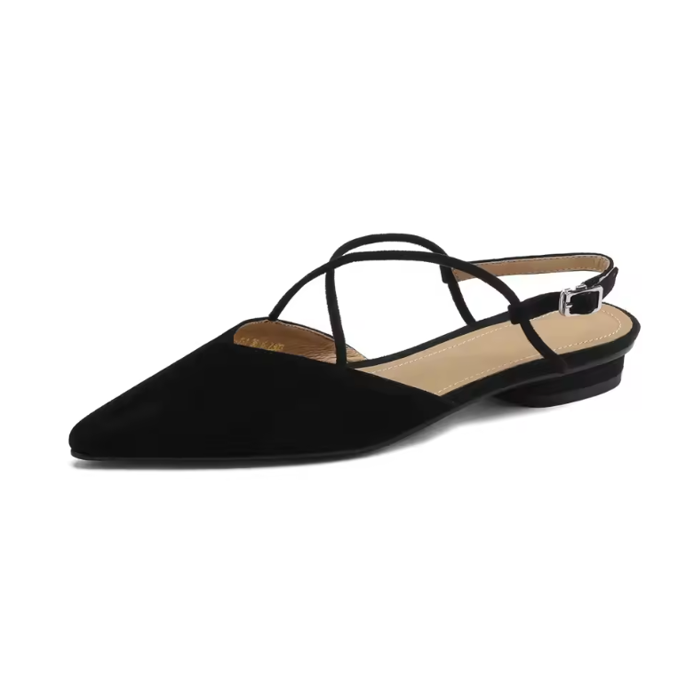 USS Shoes Clara Women's Slingbacks Pointed Toe Sandals - Luxuryurbanwear