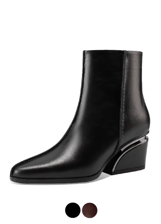 USS Shoes Clariza Women's Short Elegant Leather Boots