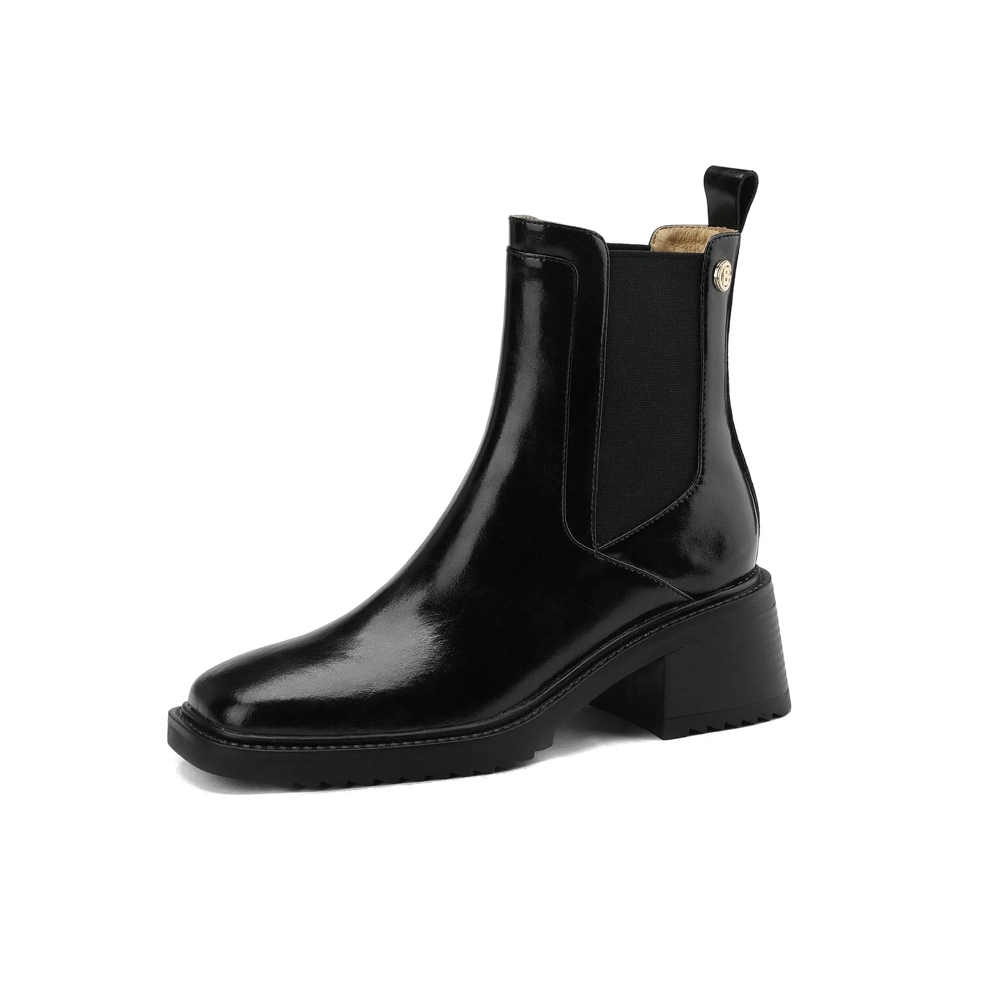 USS Shoes Corey Women's Thick Heels Autumn Chelsea Boots - Luxuryurbanwear
