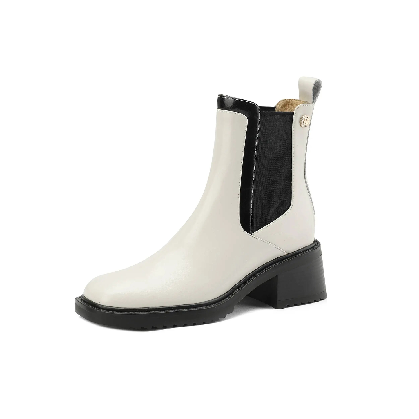 USS Shoes Corey Women's Thick Heels Autumn Chelsea Boots - Luxuryurbanwear
