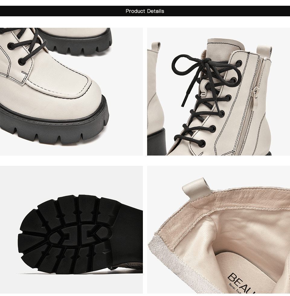 USS Shoes Coronel Women's Platform Boots - Luxuryurbanwear