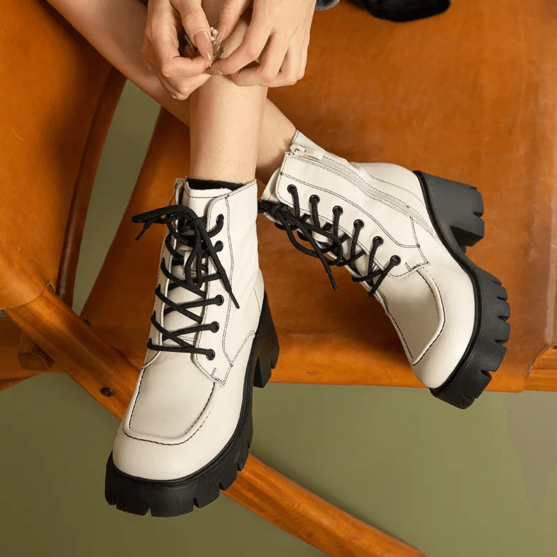 USS Shoes Coronel Women's Platform Boots - Luxuryurbanwear