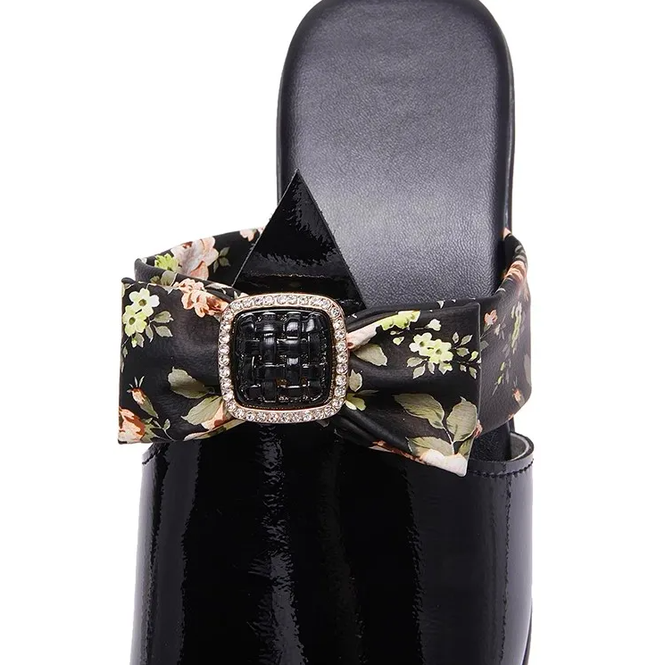 USS Shoes Cristina Women's Anti-Skid Heels Bowknot Sandals - Luxuryurbanwear
