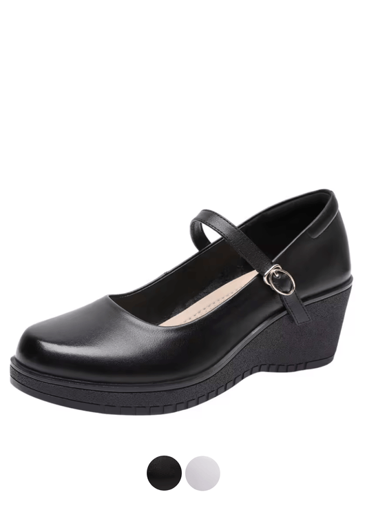 USS Shoes Elaine Women's Ankle Strap Wedges Pumps