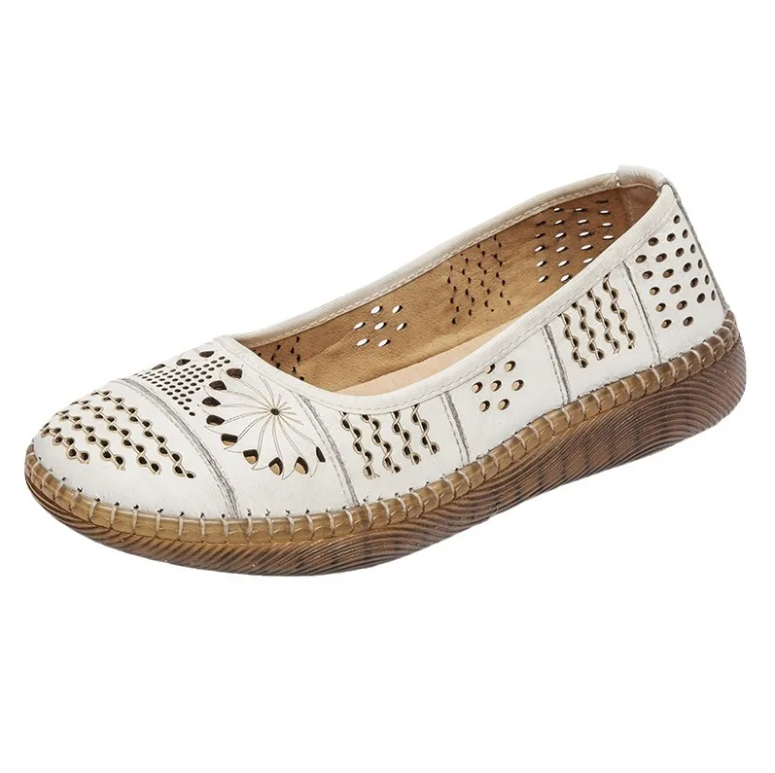 USS Shoes Elena Women's Soft Leather Breathable Flats - Luxuryurbanwear